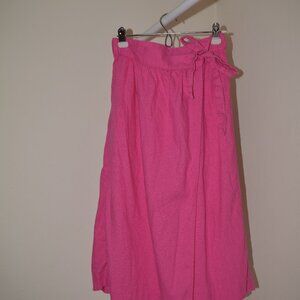 Pink Wrap Around Maxi Skirt - Size XS